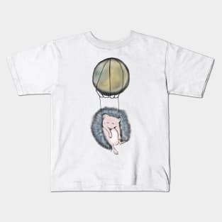 Sleeping Hedgehog Kids T-Shirt